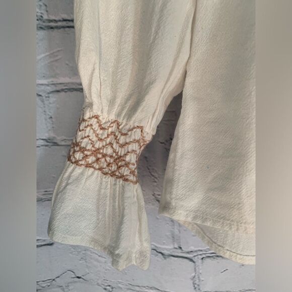 NWT Faherty organic cotton peasant too. XS - Picture 2 of 5